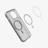 ACS04825 - iPhone 14 Pro Max Case Ultra Hybrid (MagFit) in white showing the back
